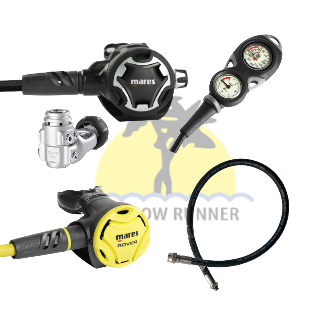 Mares Dual ADJ 62X Regulator Set (6) - Rainbow Runner Malaysia